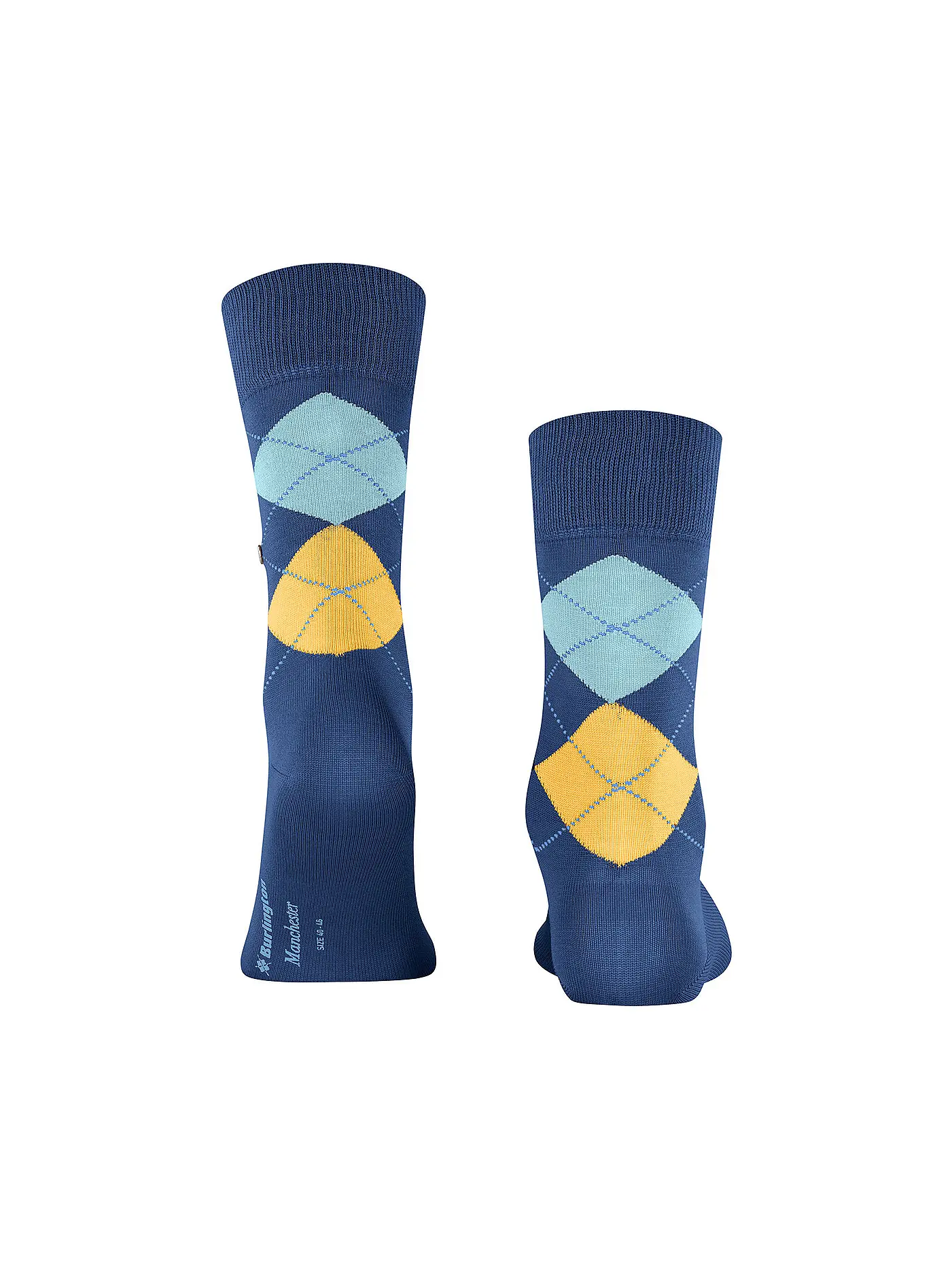 BURLINGTON | Herren Socken 40-46 MANCHESTER beige | blau